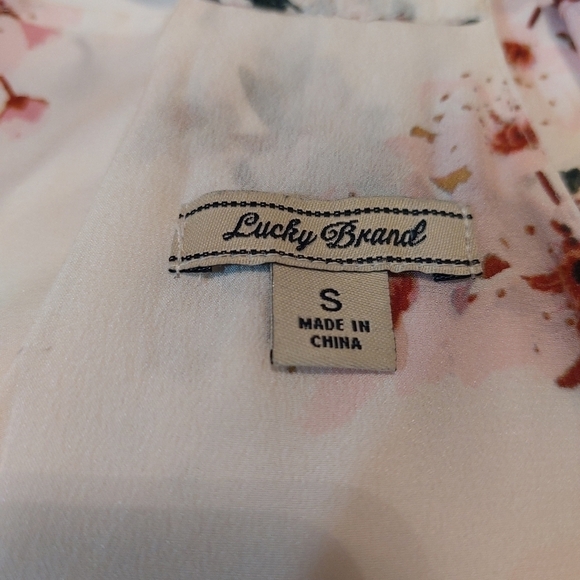 lucky BRAND LADIES FLORAL PRINT TANK TOP- S - Picture 5 of 7